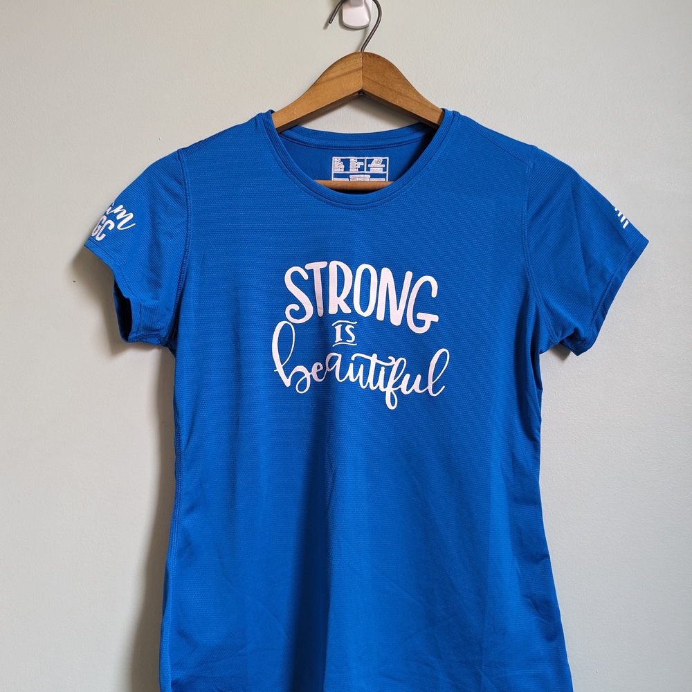 New Balance Blue Fitted Short Sleeve T-Shirt